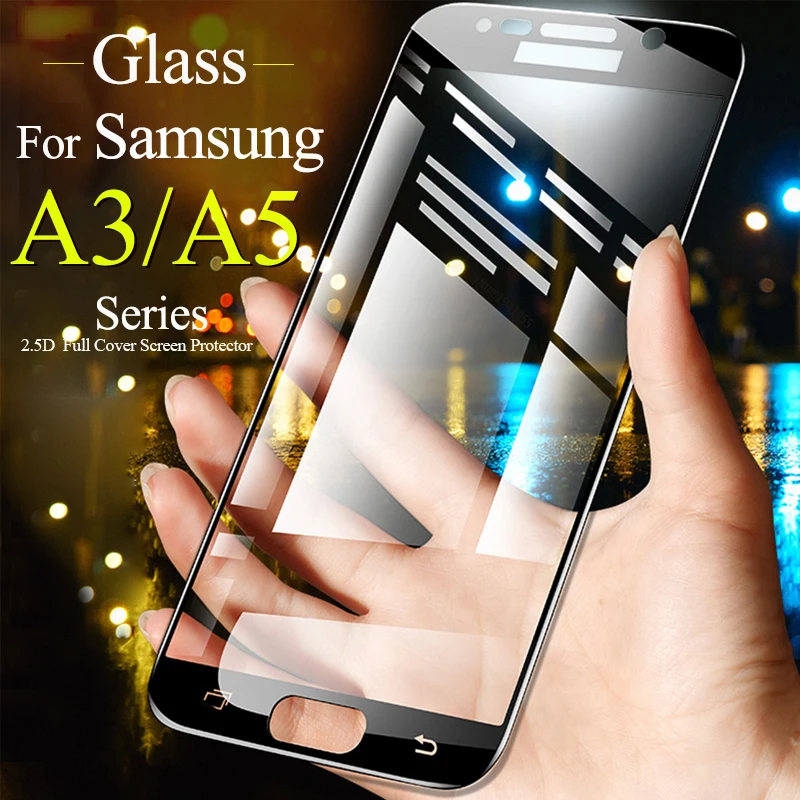Защитное стекло для samsung Galaxy a5 2018 a3 2017 2016 закаленное tremp samsun sansung samsumg galax a 5 3 5a 3a