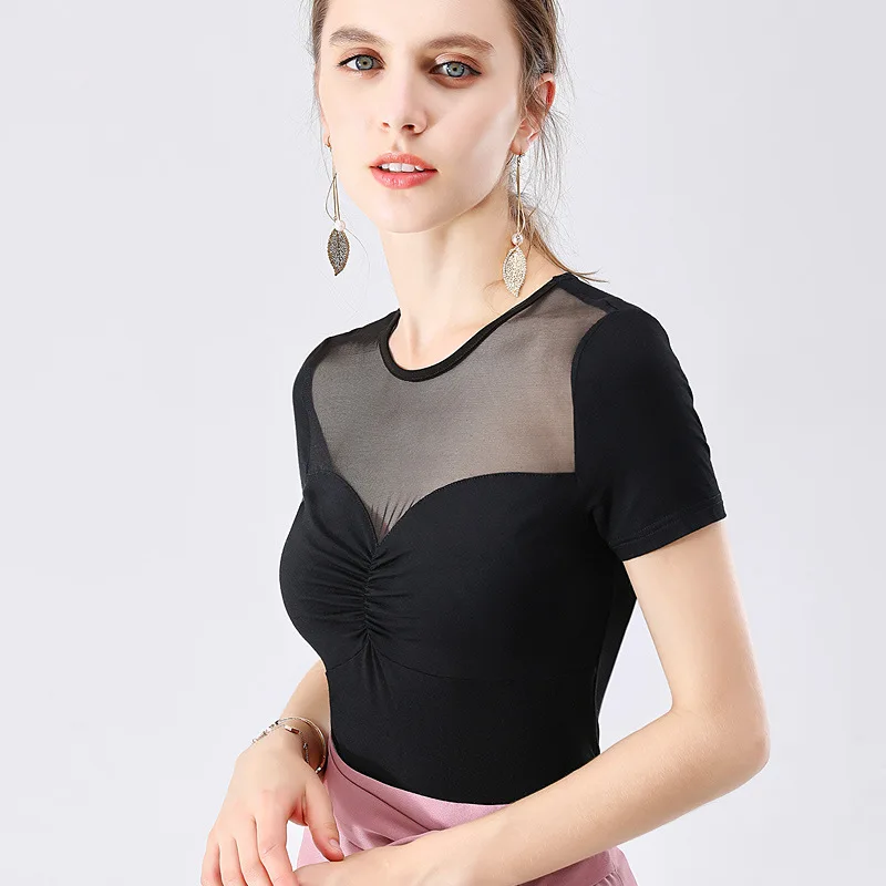 Футболка с коротким рукавом в Европейском стиле женское летнее платье стеганое