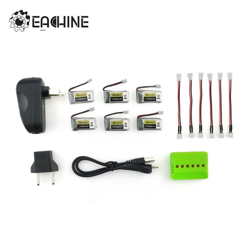 Запасной аккумулятор E010 E010C E011 E013 6 шт./5 шт./4 шт. 3 7 В 260 мАч 45C LIPO для