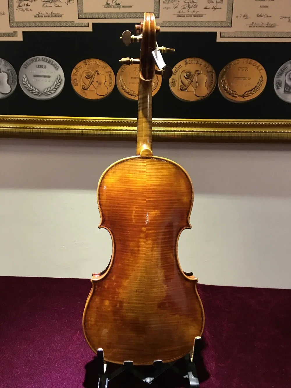 Скрипка Ming Jiang Zhu's студент Шао Чэнь № 3 4/4 ручная работа Бесплатная доставка|violin