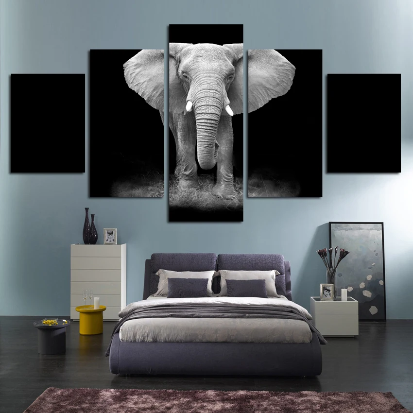 Животных Elephent картина холст стены Книги по искусству живопись украшение дома