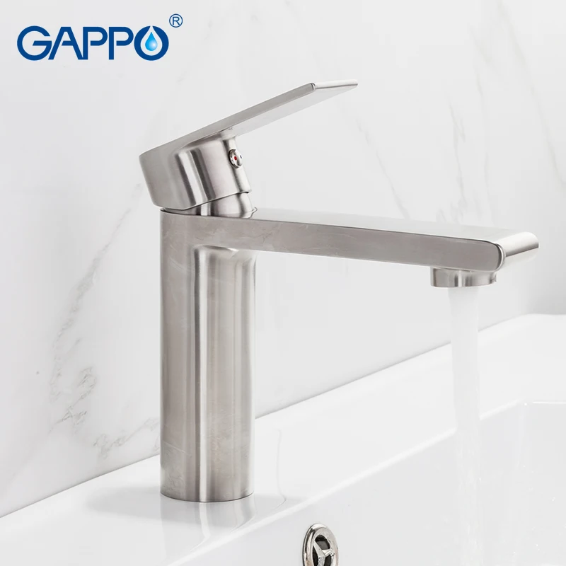 GAPPO смеситель для раковины Смеситель воды из нержавеющей стали ванной комнаты