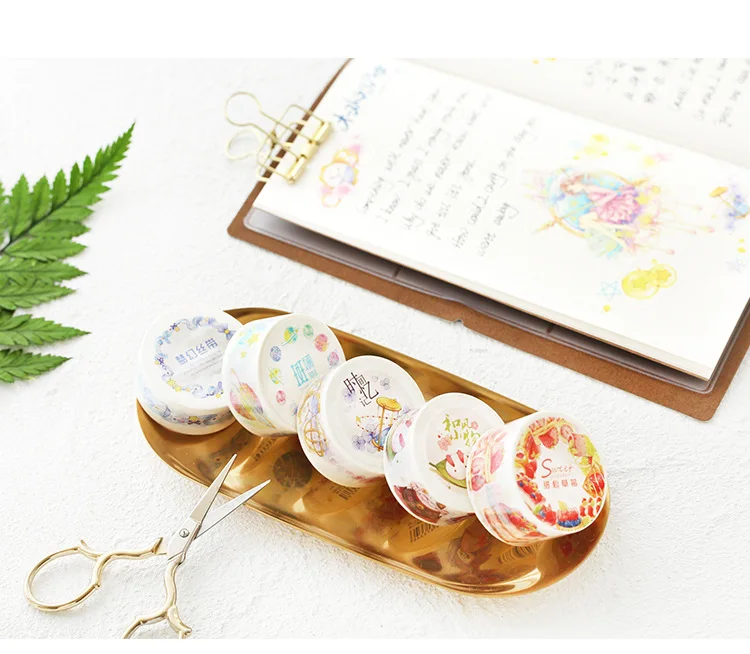 Сладкий сон красочная лента washi клейкая лента DIY Скрапбукинг Стикеры этикетки клейкая лента