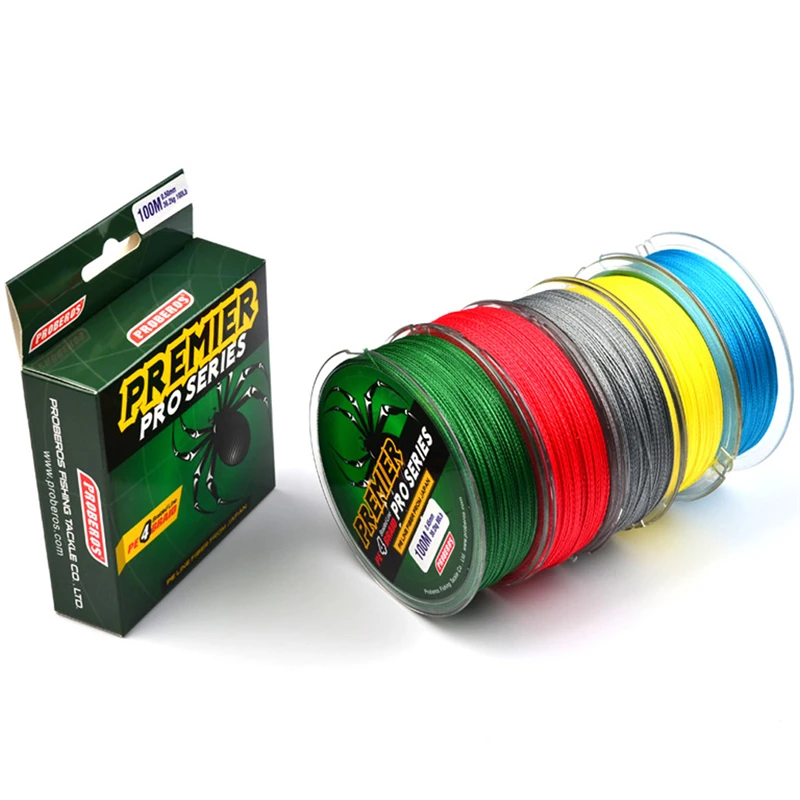 Супер Strong 100 м 4 пряди Multifilament ЧП плетеная леска 6LB-100LB | Спорт и развлечения