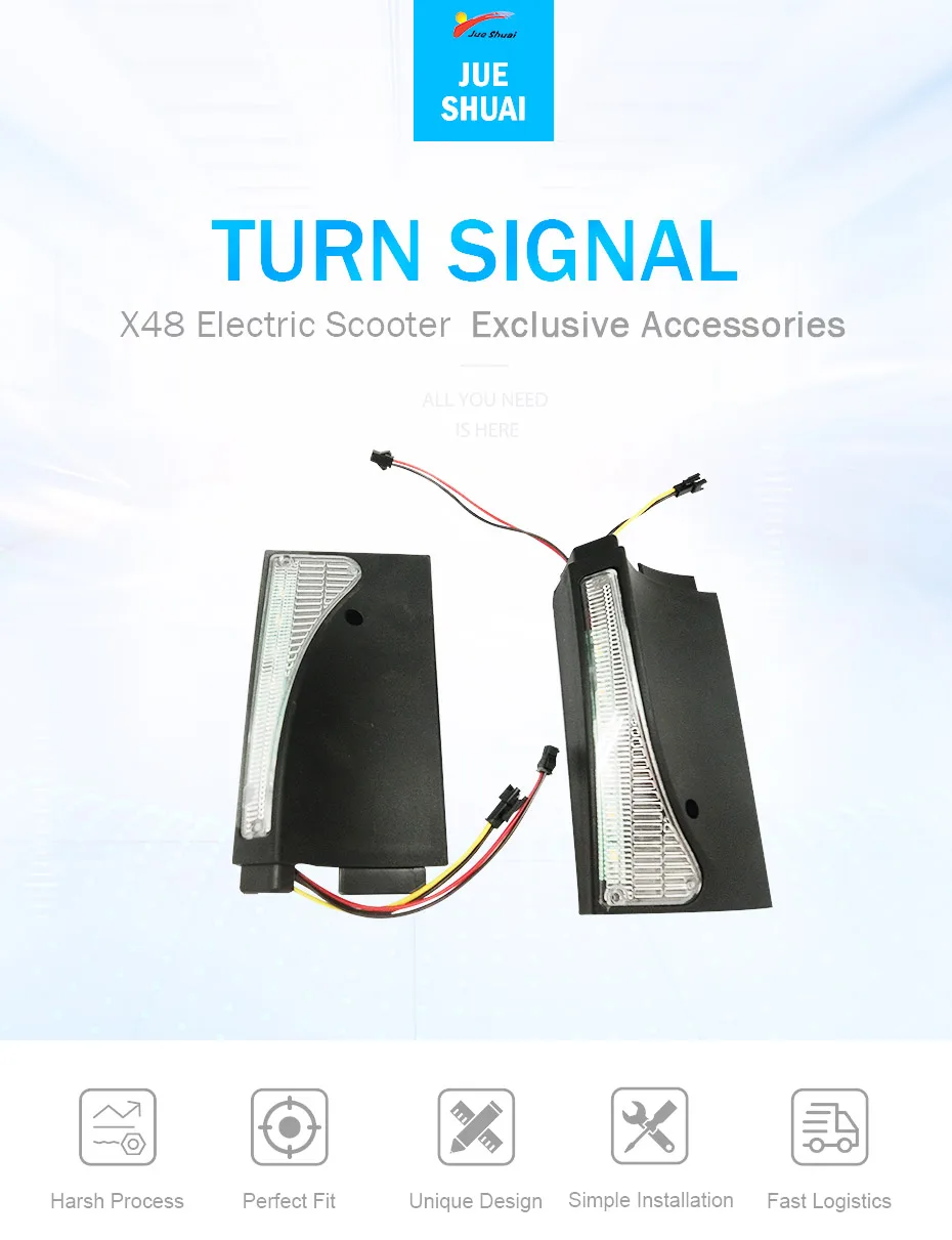 Квадратный черный 48V образным вырезом спереди и сзади указатель поворота для 10 дюймов Electrict скутер бутылка пластина энергосберегающие E скутер, фара для электровелосипеда в продаже