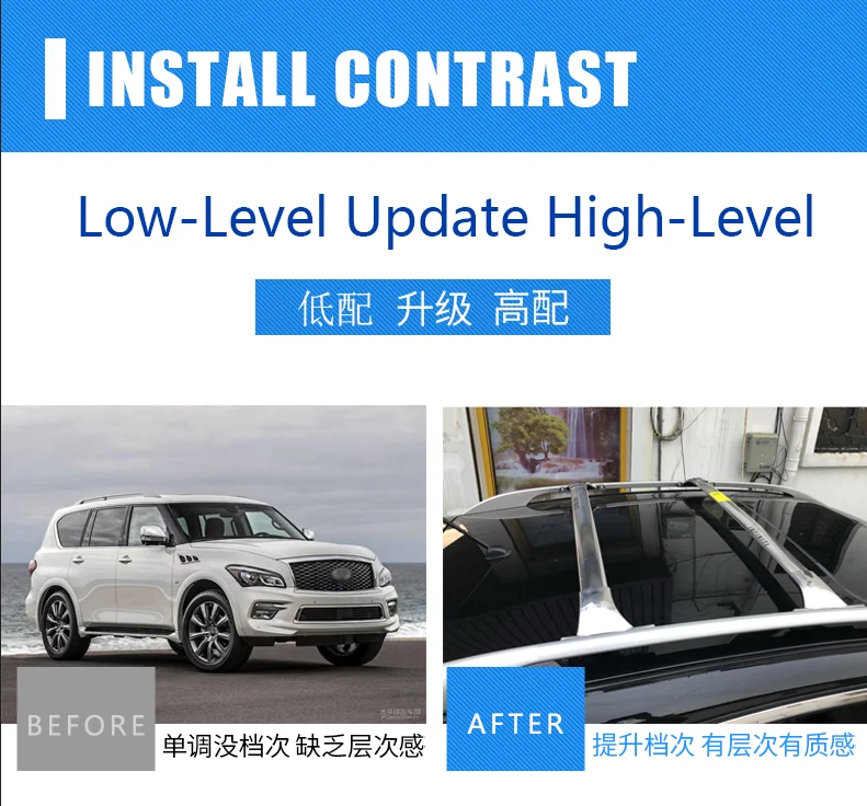 Поперечная рейка из нержавеющей стали для багажа багажная на крышу поперечная