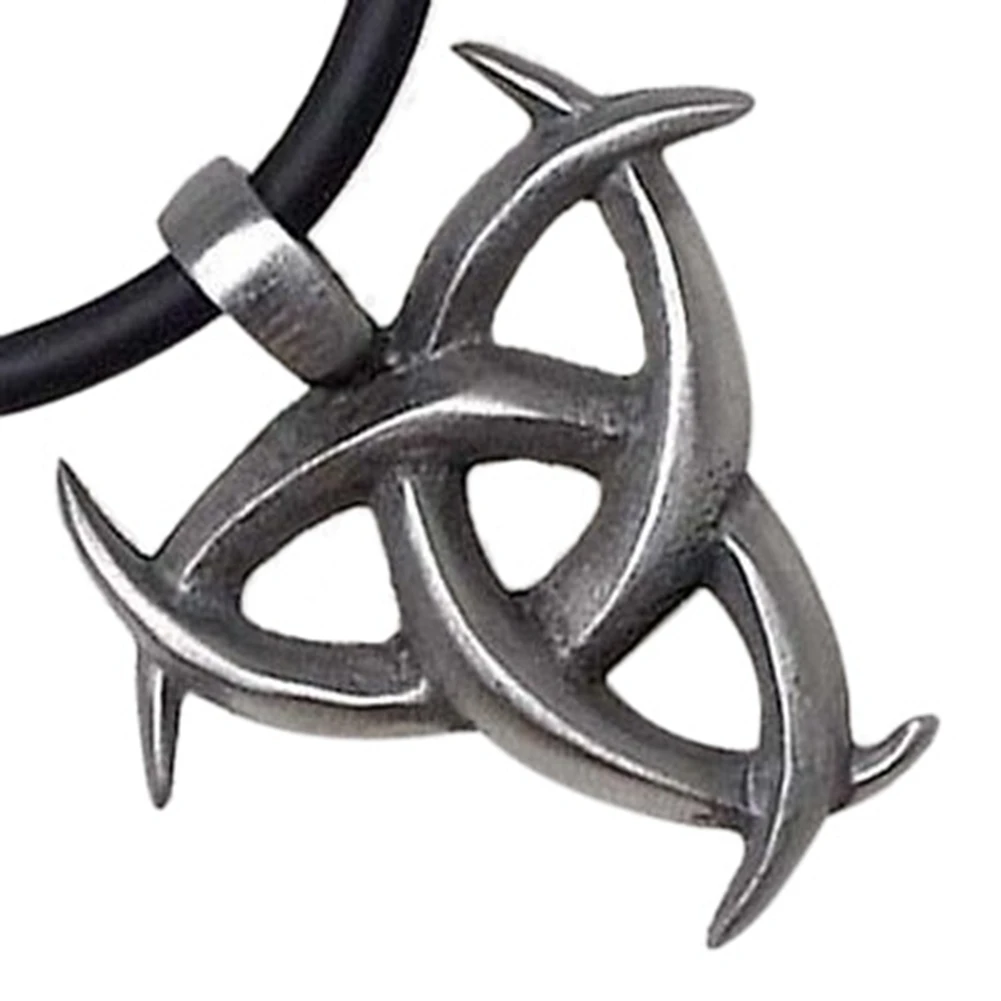 Viking TRIPLE HORN OF ODIN KING ASGARD Norse Thor Silver God Pewter Pendant Necklace |