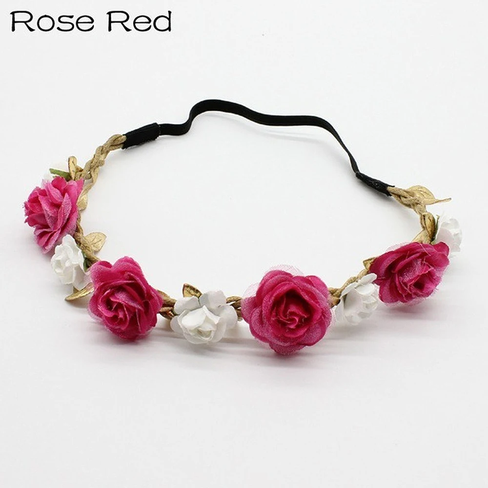 3 шт. детская Цветочная повязка свадебный венок в стиле бохо Детская гирлянда