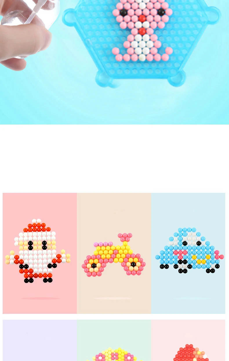DIY Водный туман волшебные шарики игрушки для детей формы в виде животного ручной пазл детские развивающие игрушки волшебные фасоль