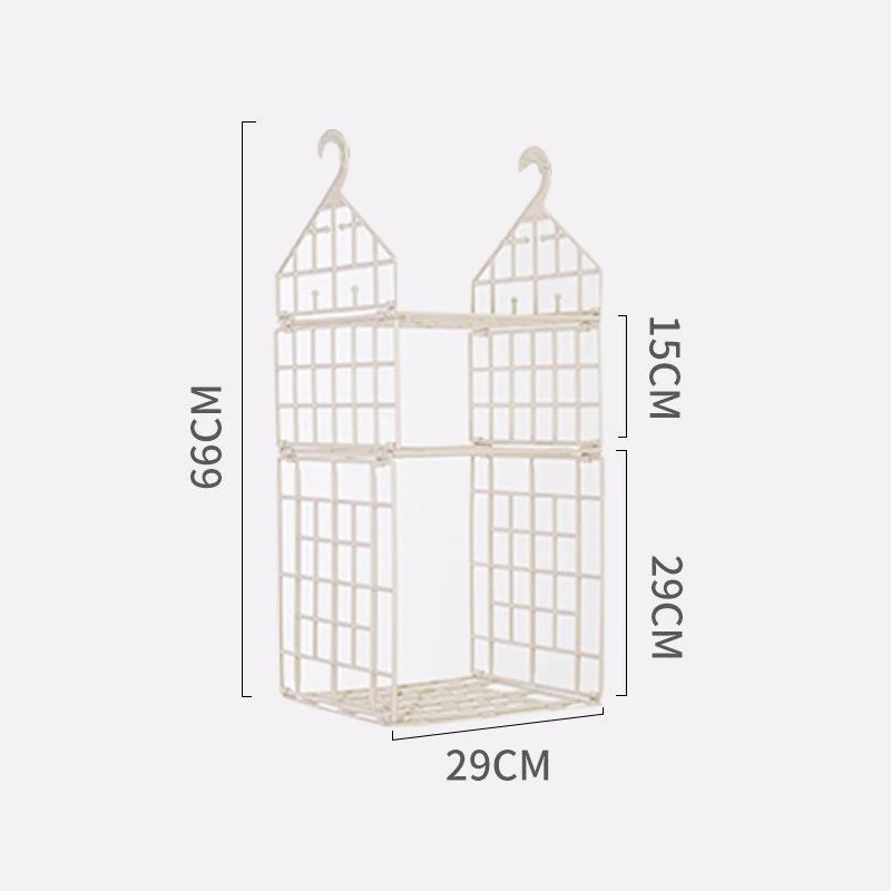 Beige1S1L Многослойная подвесная сумка для гардероба, полка для одежды, отделочная вешалка для шкафа, шкаф, коробка для хранения мелочей, Органайзер - Цвет: Beige1S1L