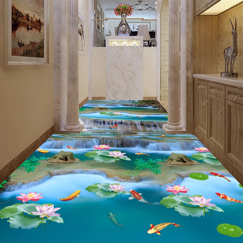 Фотообои 3D водонепроницаемые водостойкие водопады реки | Обустройство дома