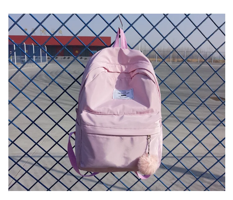 Fashion Women Travel Backpack High Quality Waterproof Nylon School Backpack Pretty Style Girls School Bag Backpack Mochila Sac