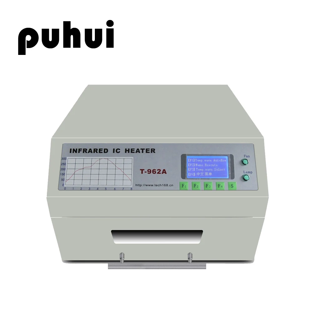 PUHUI T 962A интеллектуальный инфракрасный РЕФРИЖЕРАТОРНЫЙ сварочный аппарат