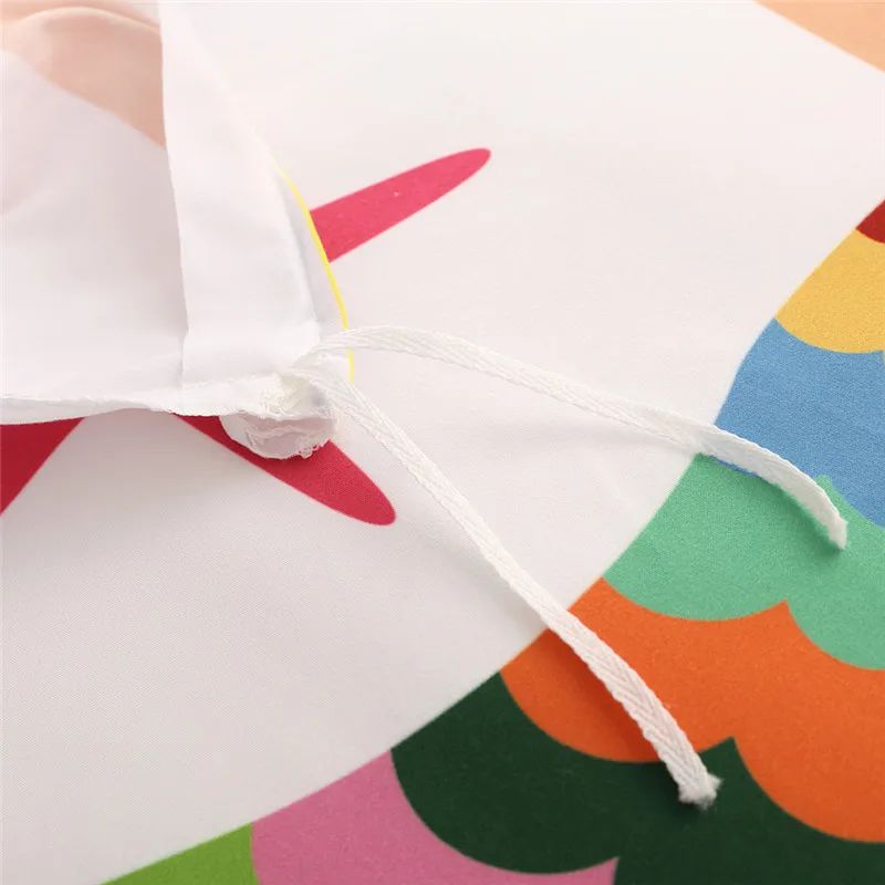 Девушка Набор белых постельных принадлежностей милый мультфильм для женщин