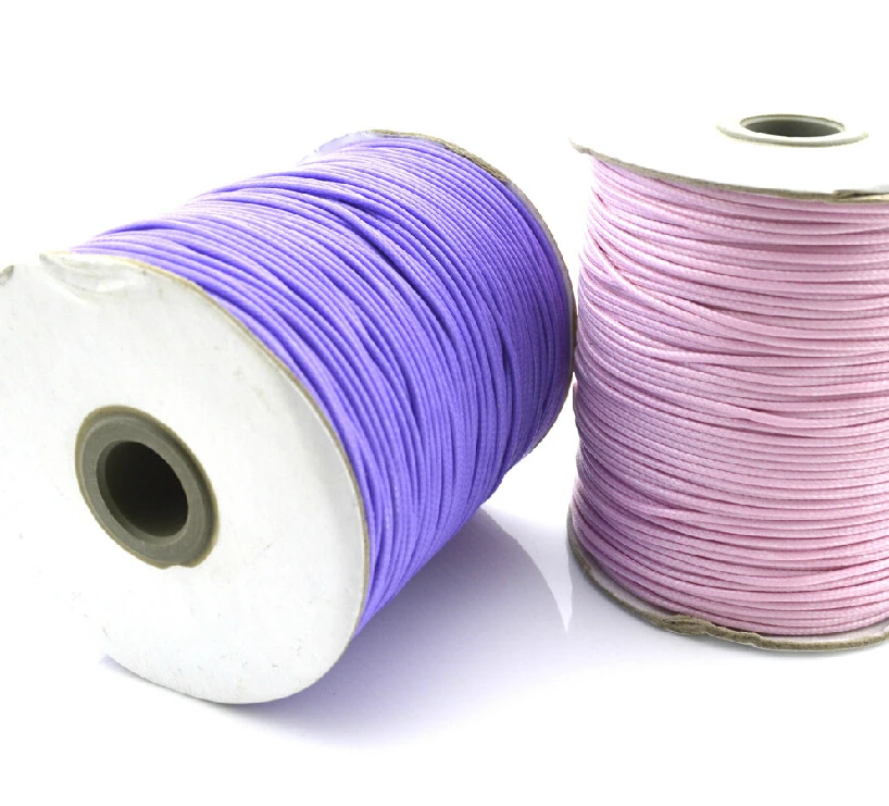 23 Цвета на выбор Круглый корейский вощеный шнур 2 мм вощеная линия/веревка/шнуры