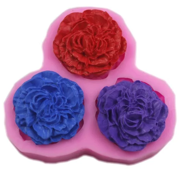 DIY Пищевая силиконовая форма в форме цветка Fondat Шоколадное Мыло Формы для выпечки
