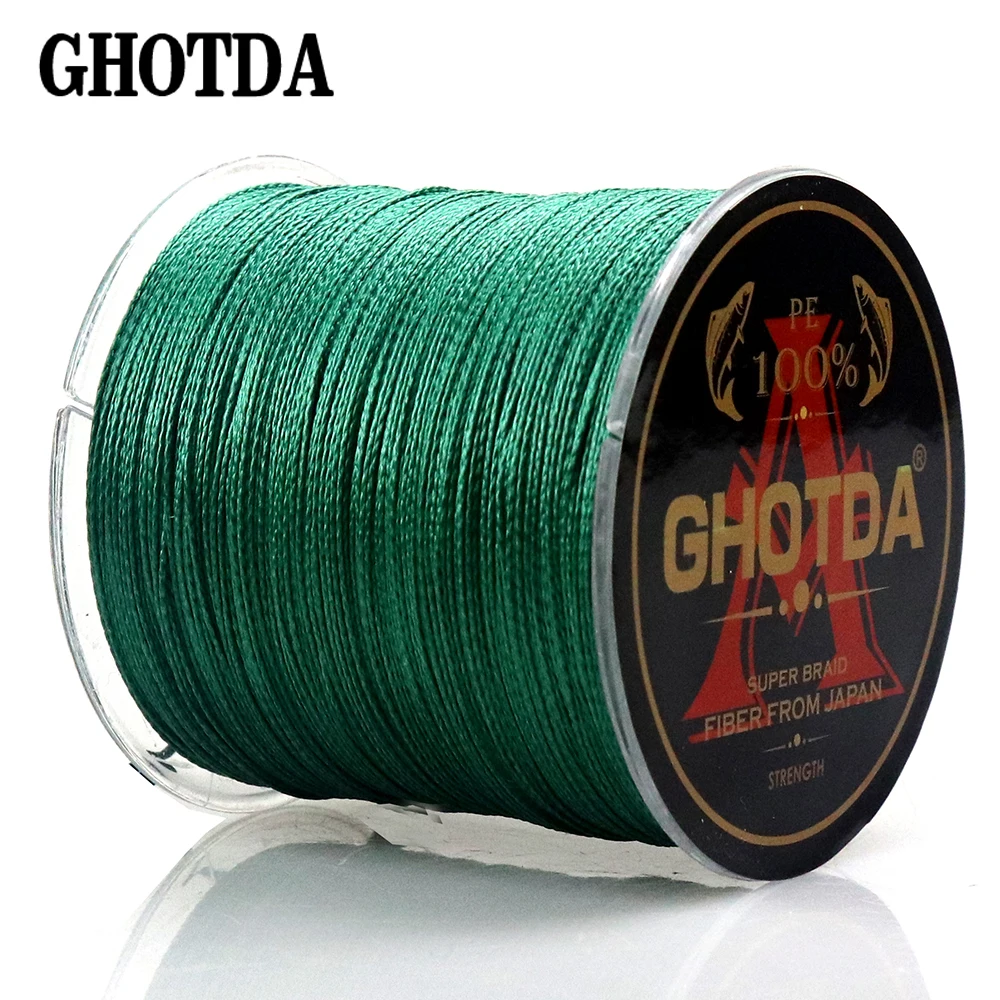 GHOTDA 300 м японская многонитевая ПЭ 100% полиэтиленовая плетеная рыболовная леска 10 12