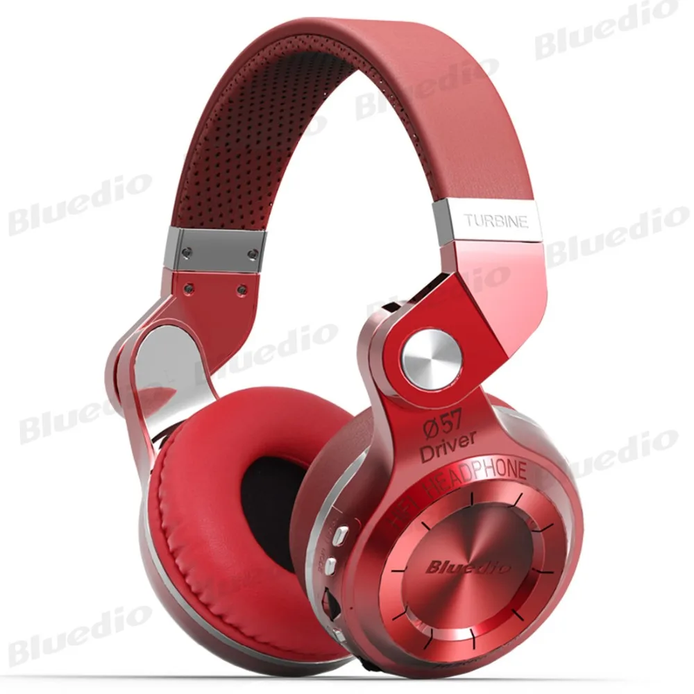 Оригинальные Bluedio T2 Plus наушники беспроводные Bluetooth MP3 гарнитура стерео HIFI музыка