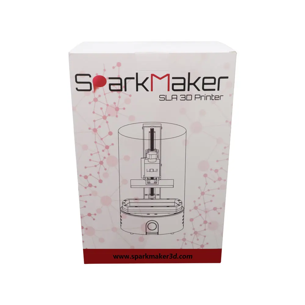Sparkmaker УФ Смола 3d фонарь принтера отверждения 98*55*125 мм объем сборки SLA/lcd/DLP 3d принтер