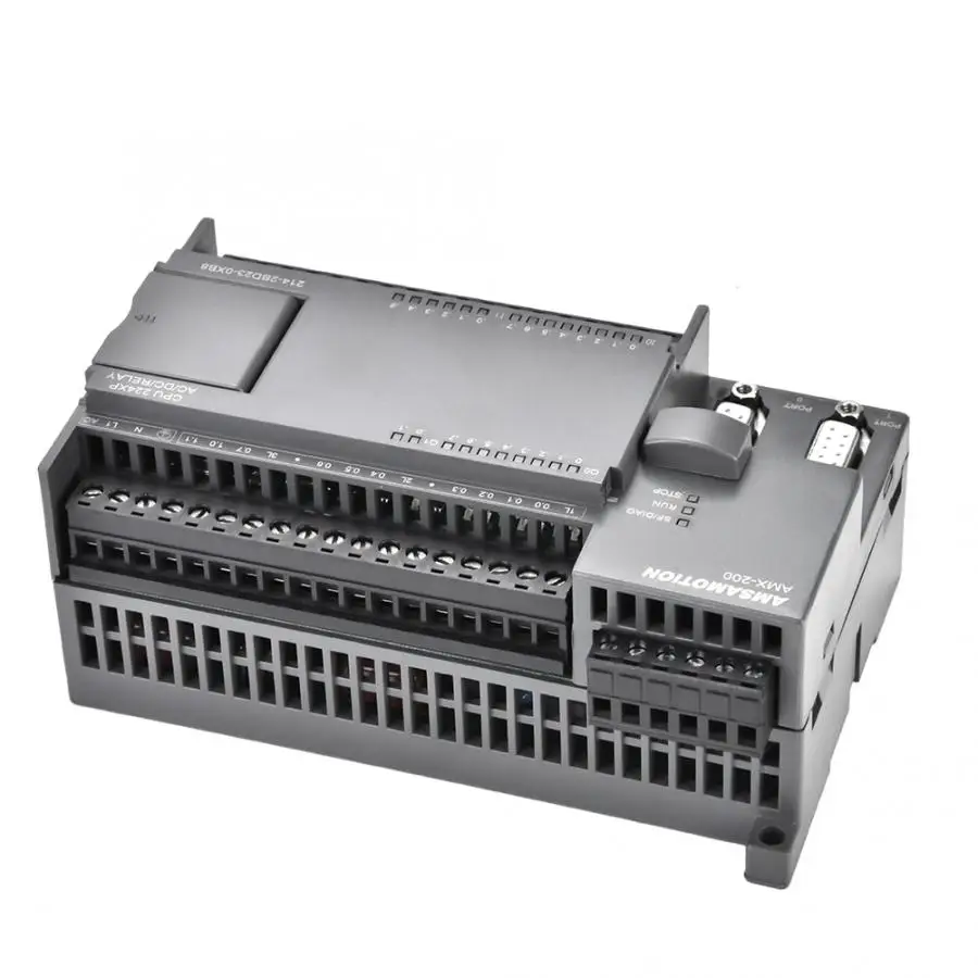 PLC программируемый контроллер 220V PLC S7-200 CPU224XP релейный выход программируемый логический контроллер регулятор скорости двигателя