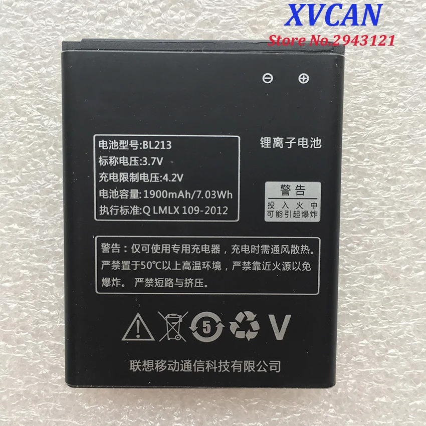 Для Lenovo 1900Mah BL 213 BL213 оригинальный литий-ионный аккумулятор BL-213 Замена для MA388A MA388