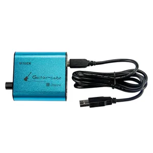 Uteck гитарный куб ASIO Chord USB аудио интерфейс DI подходит для мягкой гитары Rig JAMVOX AmpITube