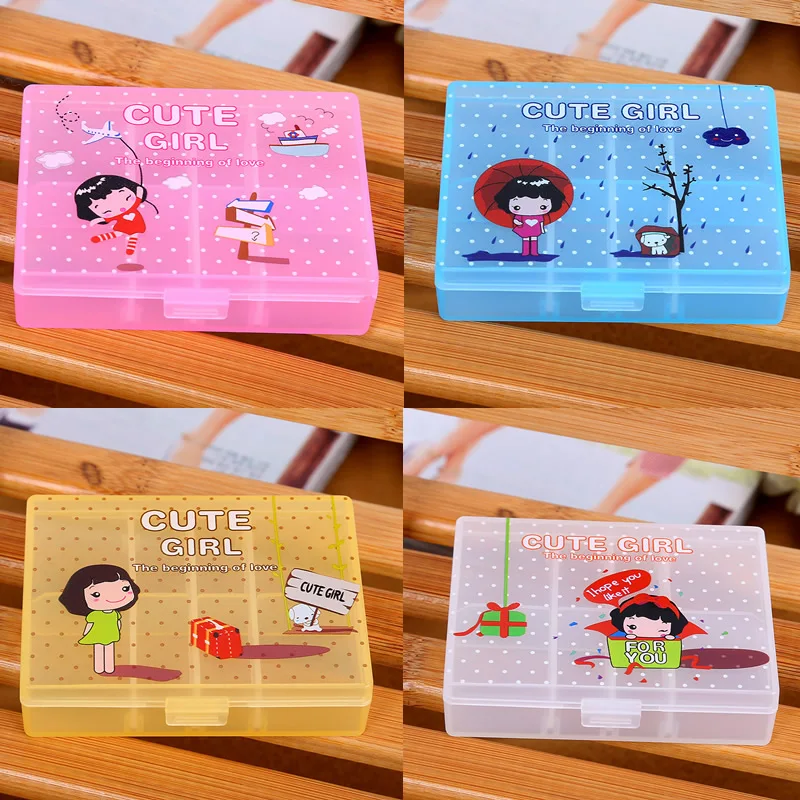 Пластиковый ящик для инструментов 8 дюймов|tool box case|storage beadsjewelry ring case |