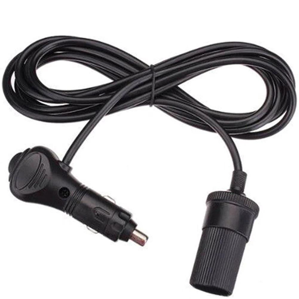 12V автомобильный прикуриватель удлинитель вилка аксессуар провод адаптер свинцовая розетка черный разъем