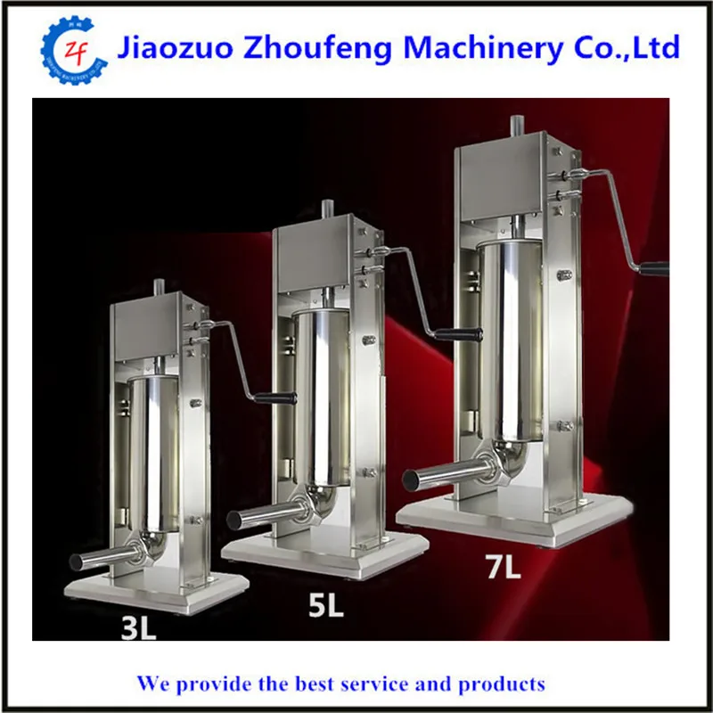 

Mini manual chicken fish pork beef sausage filler stuffer sausages making machine