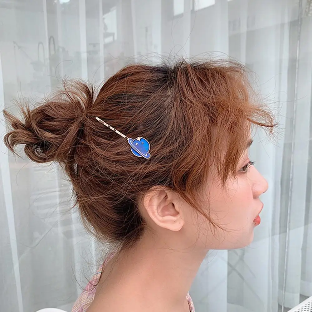 Женские волнистые заколки для волос 3 шт./компл. с эффектом капель звездное небо