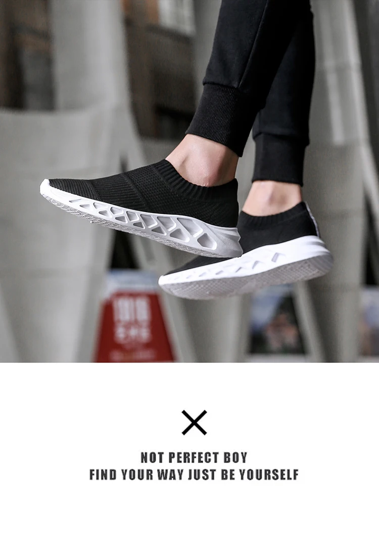 Мужская обувь; летние кроссовки Flyknit; дышащая повседневная обувь; лоферы на плоской подошве; мужские теннисные легкие удобные Прогулочные кроссовки