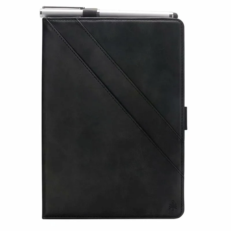 Case Black Для samsung Galaxy Tab S4 10,5 чехол T830 T835 чехол Ретро Бизнес планшет кожаный флип с подставкой слоты для карт кошелек чехол s Funda - Цвет: Case Black