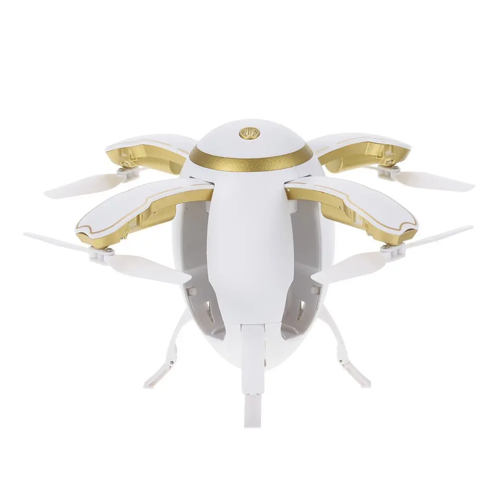 Attop W5 2,4 ГГц складной Дрон с летающим яйцом wifi FPV складной Дрон для селфи RC Квадрокоптер с камерой 0,3 МП удержание высоты 3D сальто