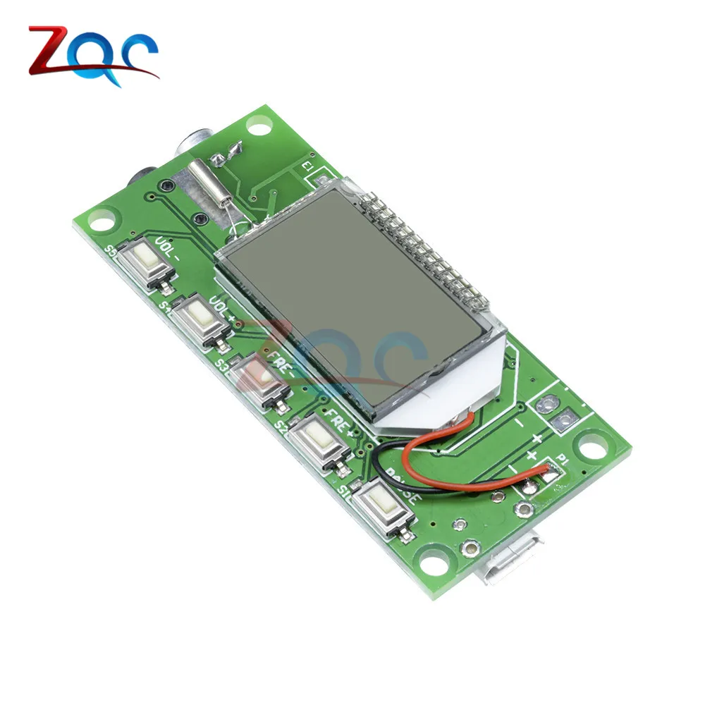 DSP PLL 87-108MHZ lcd FM Радио беспроводной микрофон стерео передатчик приемник модуль горячая Распродажа абсолютно
