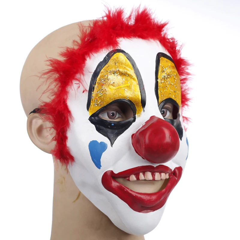 Горячая новинка злой Цирк Клоун Маска Pennywise Хэллоуин ужас маскарадный костюм