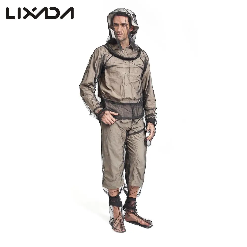 Lixada легкое наружное средство от комаров костюм куртка Жук митенки брюки носки