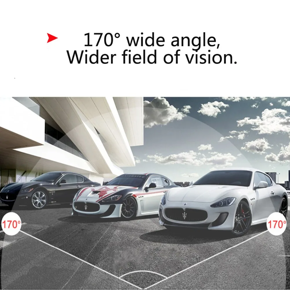 Wi-Fi 1080P скрытый Full HD Автомобильный видеорегистратор, автомобильная камера, видеорегистратор, видеорегистратор, ночное видение, передняя задняя двойная камера