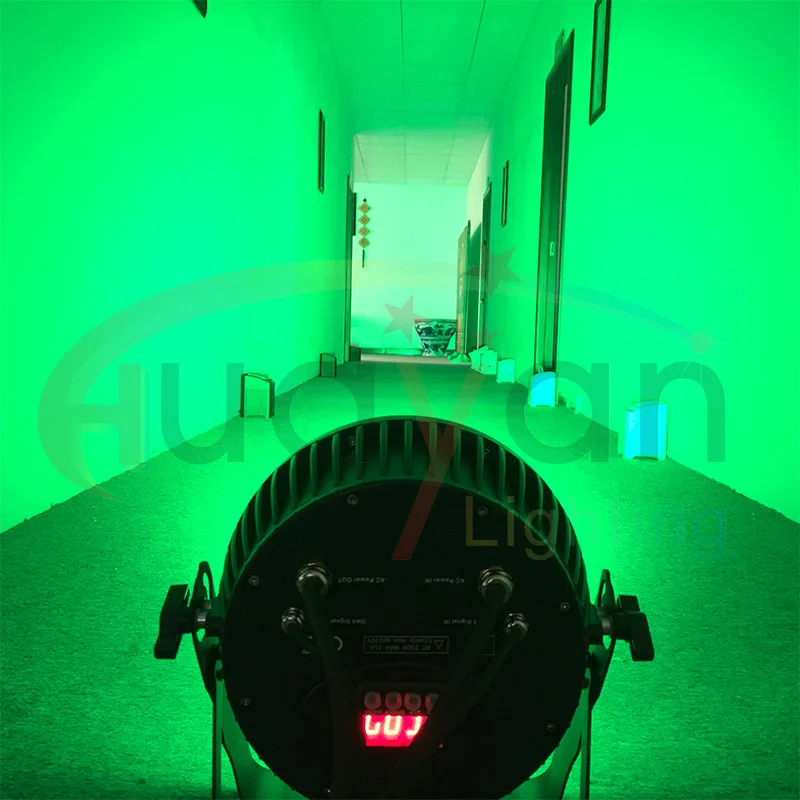 DMX сценическое освещение наружное плоское тонкое светодиодное 18*12/15 Вт RGBAWUV 6в1