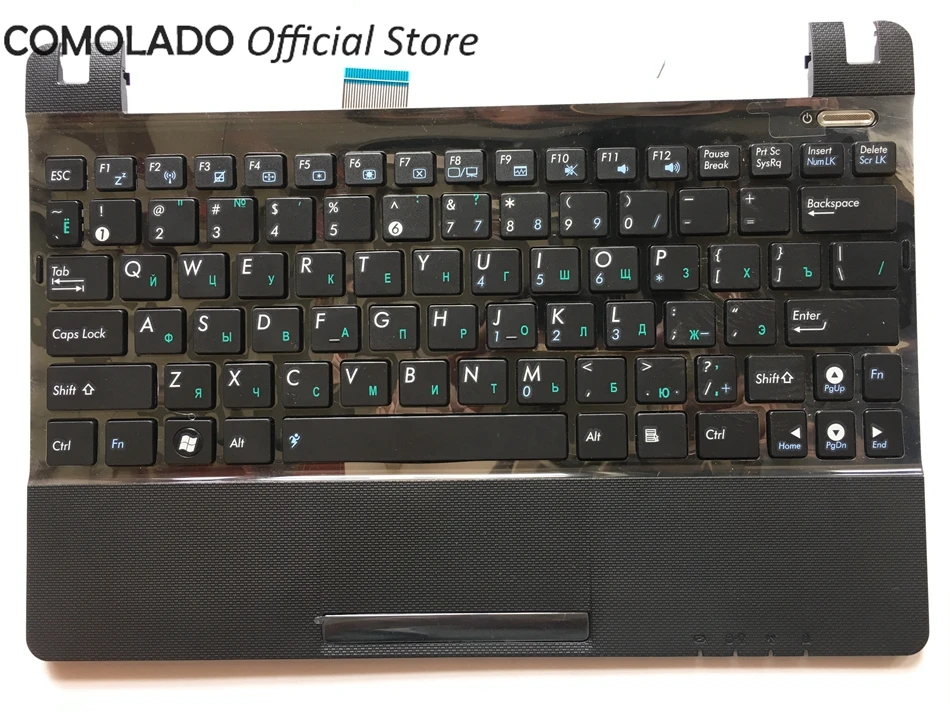 RU Русская клавиатура для Asus EeePC SeaShell X101 X101H X101CH C чехол Упор для рук верхний чехол Клавиатура ноутбука RU раскладка
