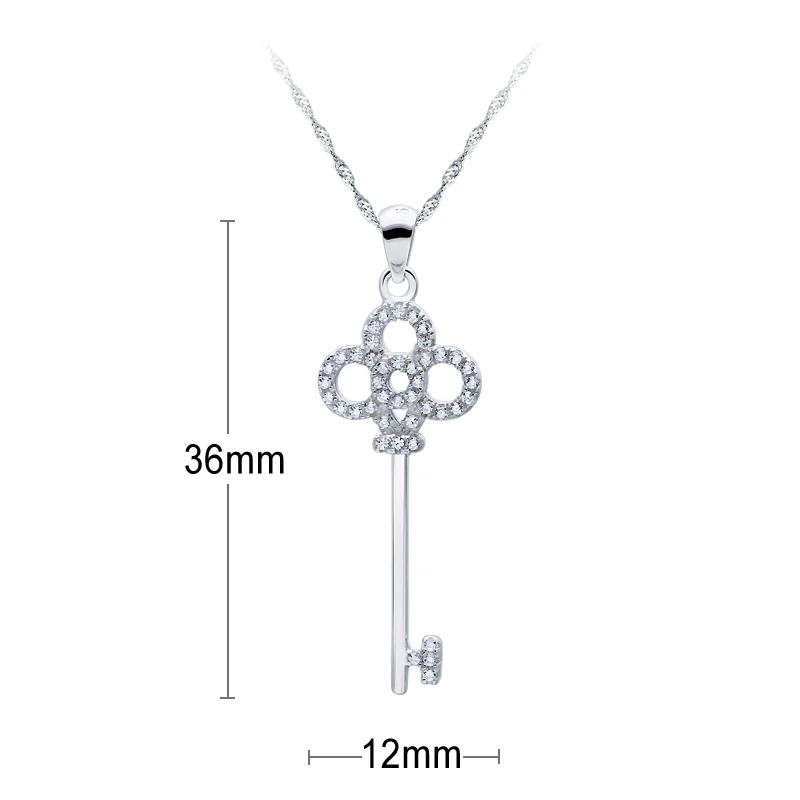 LOzrunVE 2018 S925 Silver European and American popular key creative personality Sterling Pendant | Украшения и аксессуары
