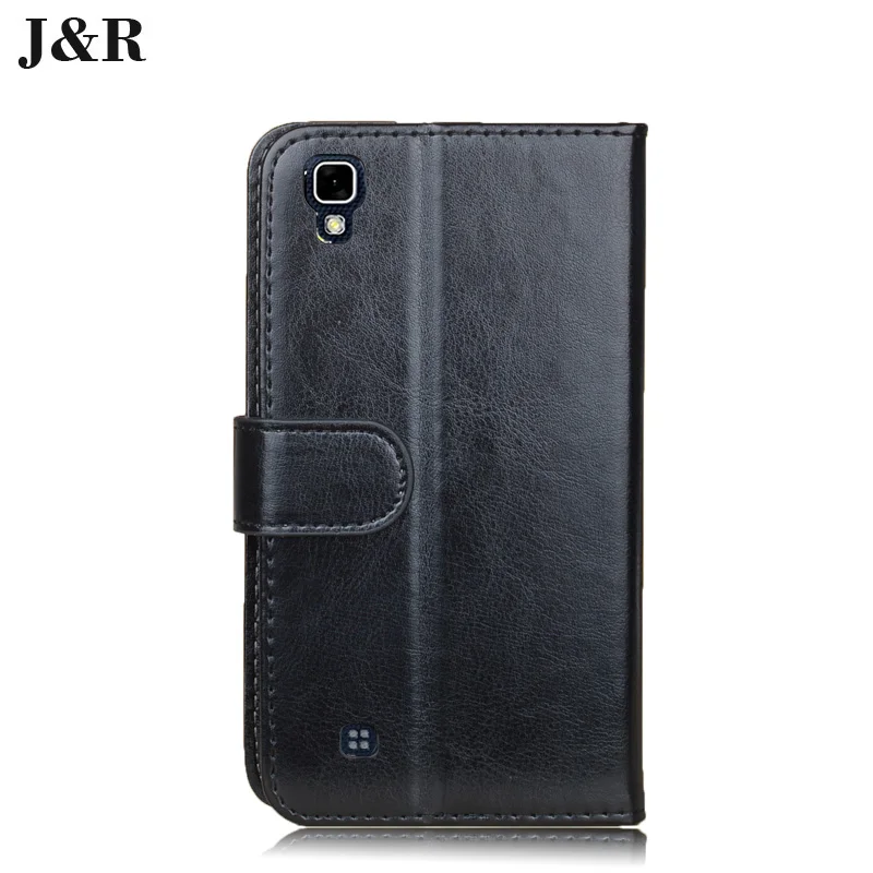 J & R для LG X стиль чехол кожаный телефона K200DS Кожа Книга Стиль откидной Чехол Kicktand