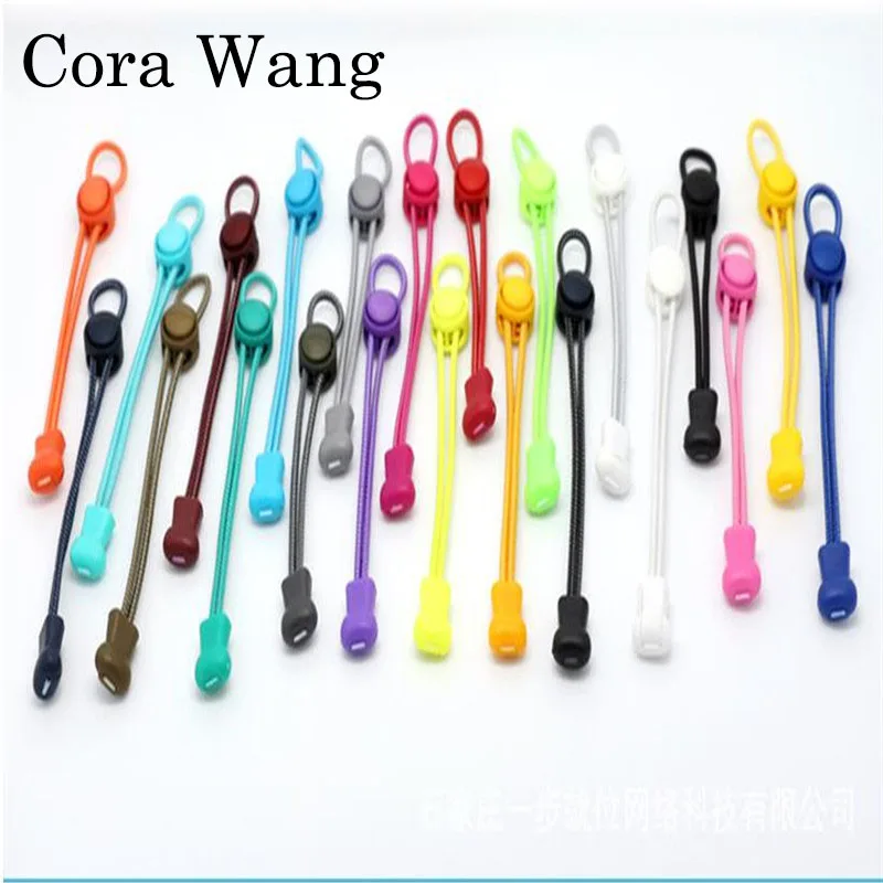 Cora Wang 1 пара цветной фиксирующий башмак эластичные шнурки для обуви подходят