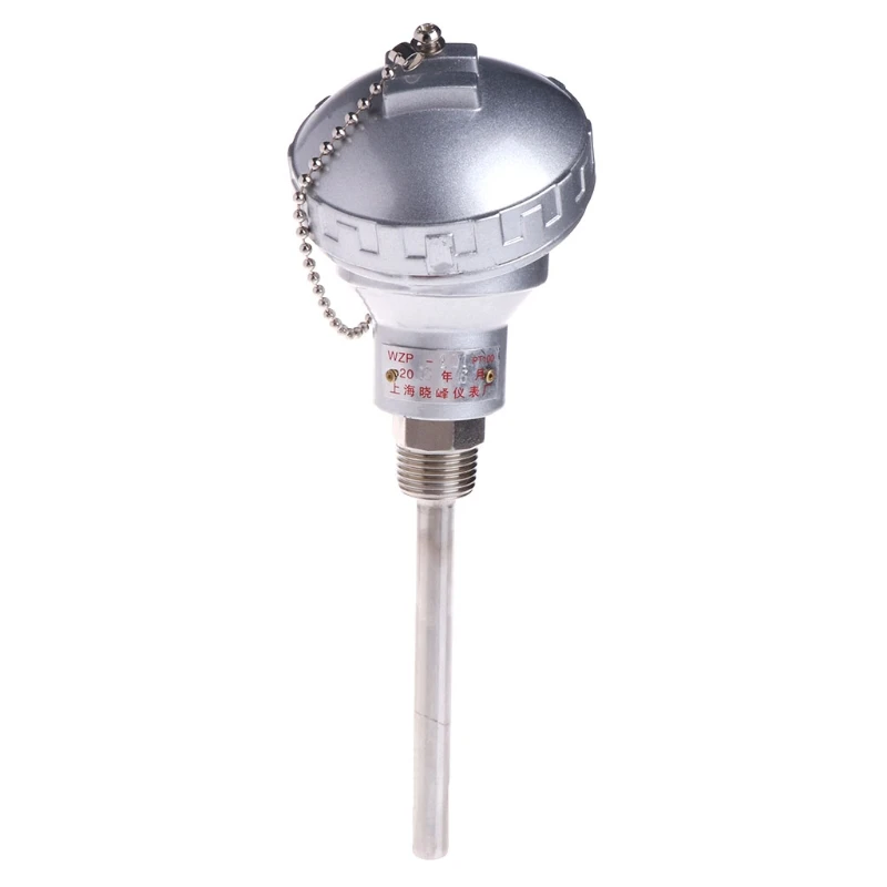 

RTD PT100 Temperature Sensor 4" Probe 1/2" NPT Thread Thermocouple Terminal Head