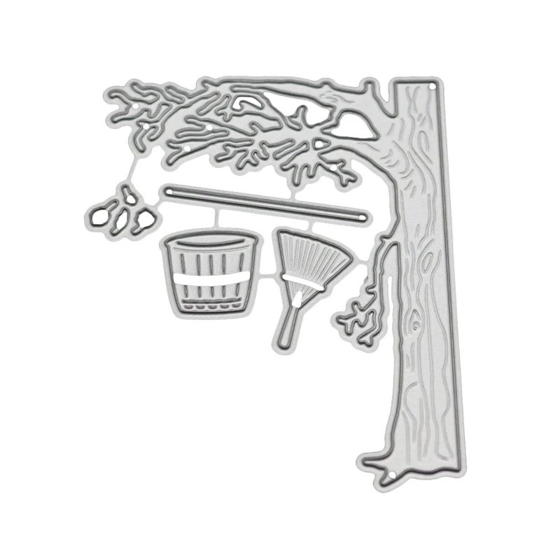 DIY дерево для роста металла трафарет альбом скрапбукинга тиснение Искусство