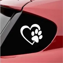 1 х автомобильный стайлинг принт медведя лапы сердце лапа