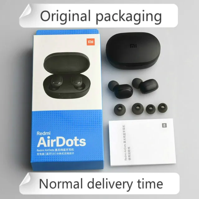 Оригинальный Xiaomi Redmi Airdots настоящий беспроводной стерео 5 0 гарнитура наушники