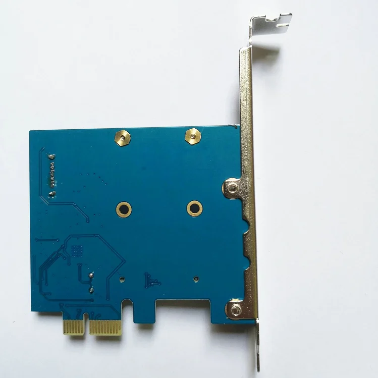 Комбинированный расширительный преобразователь PCI E в mSATA SSD + SATA3 адаптер PCIe SATAIII