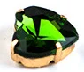 grass green TopStone сердце Стекло с украшением в виде кристаллов с золотым схватка на горном хрустале высокое качество, на возраст 12, 14, 16, 18 мм Пришивные бусины платье для изготовления ювелирных изделий - Цвет: grass green