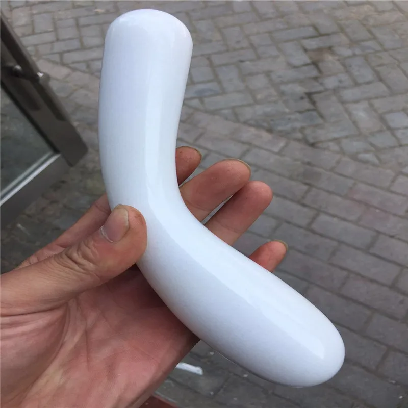 Cream crystal，opal stone massage stick g-spot crystal goth female sex toy |