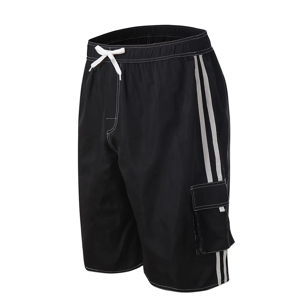 Модные мужские пляжные шорты с защитой от кражи повседневные летние